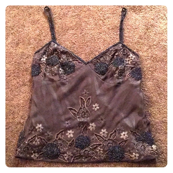 Adrianna Papell Tops - VTG Adrianna Papell Evening Essentials Beaded Top